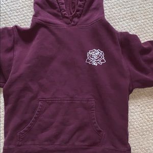 MAROON OBEY WOMEN’S HOODIE